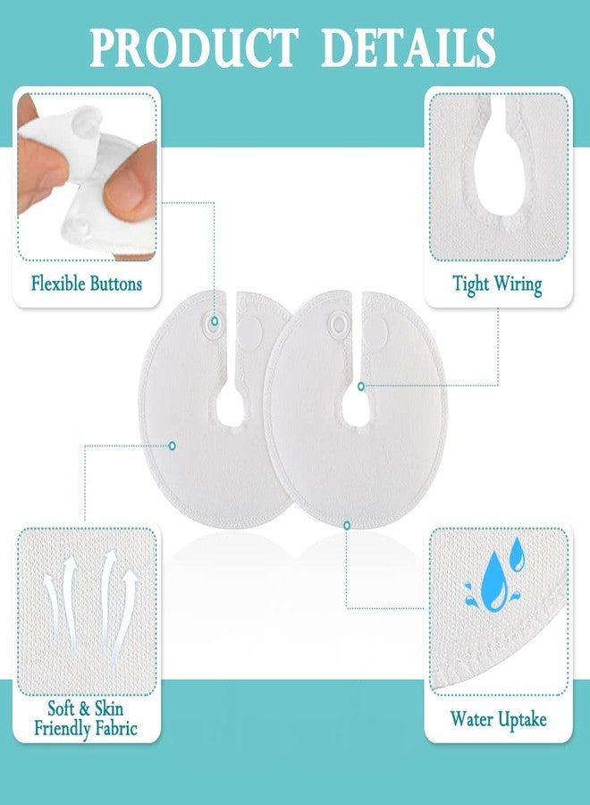 KAVIL G Tube Button Covers Peritoneal Dialysis Accessories Feeding Tube Pads Peg Ng J Tube Holder Cotton Nursing Pads Nephrostomy Catheter Supplies Support for Adults Soft Reusable G Tube Covers (12 Pack) - Image 3